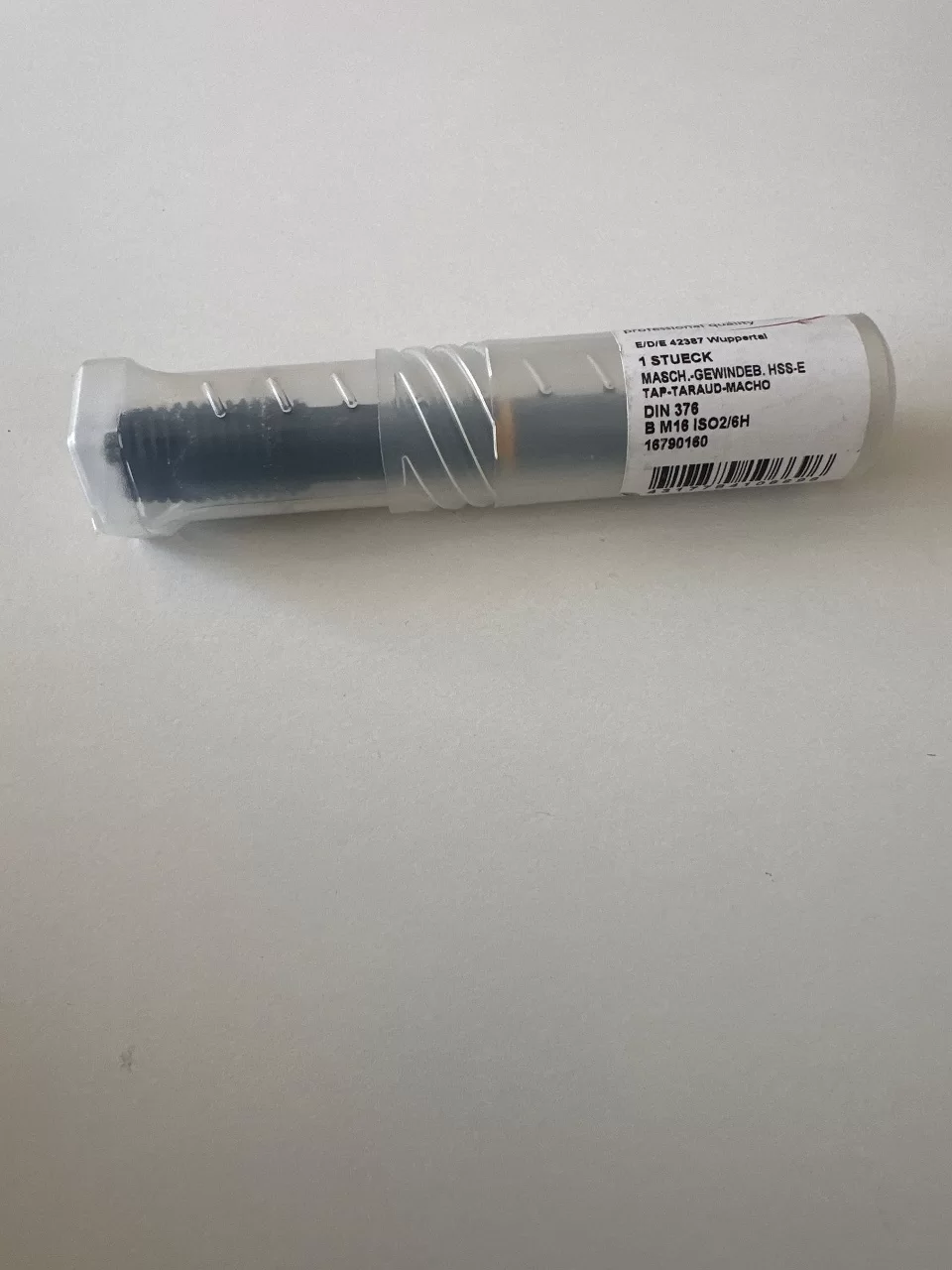 M16 HSS-E DIN371 DÜZ MAKİNA KILAVUZU FORMAT