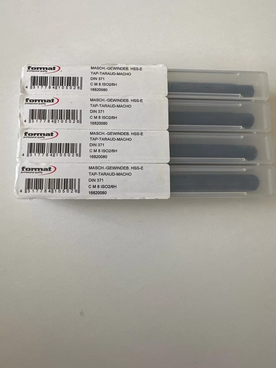 M8 HSS-E HELİS MAKİNA KILAVUZU DIN 371 FORMAT
