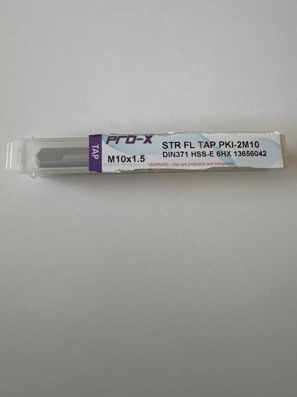 M10X1.5X6HXX100.0 · Düz Makine Kılavuzu (DIN371 / HSS-E)