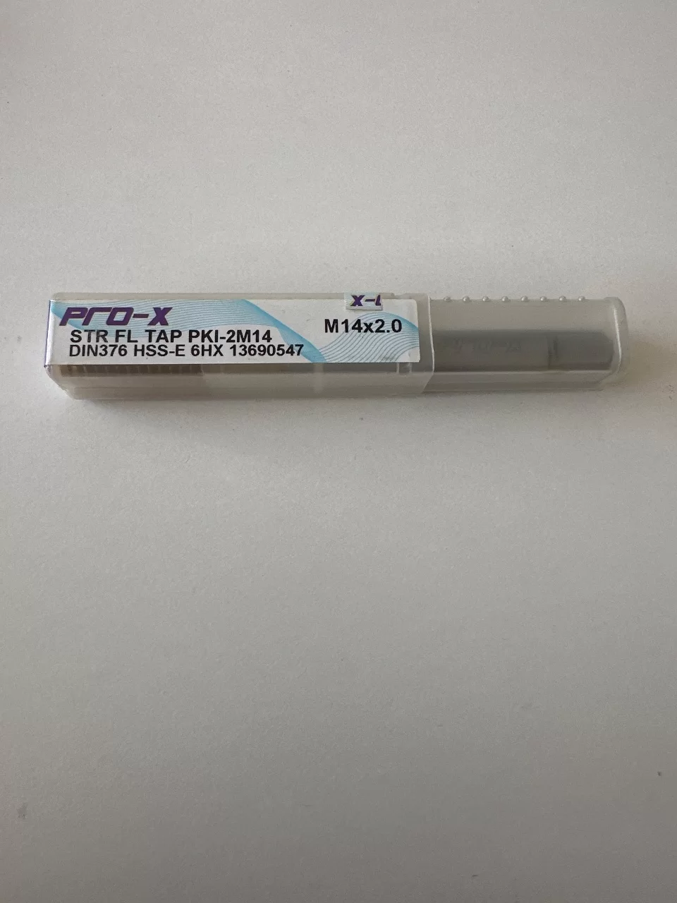 M14X2.0X6HXX110.0 · Düz Makine Kılavuzu (DIN376 / HSS-E)