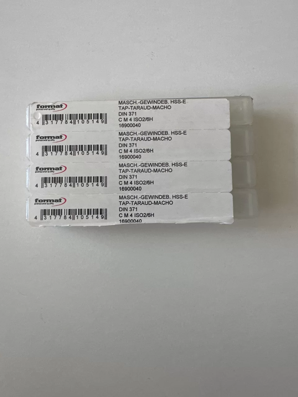 M4 HSS-E İNOX HELİS KILAVUZ D/371 FORMAT
