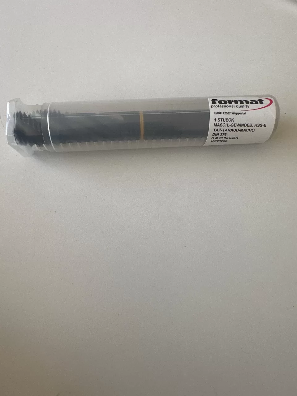 M20 HSS-E HELİS MAKİNA KILAVUZU DIN 376 FORMAT